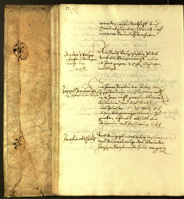 Stadtarchiv Bozen - BOhisto Ratsprotokoll 1616 