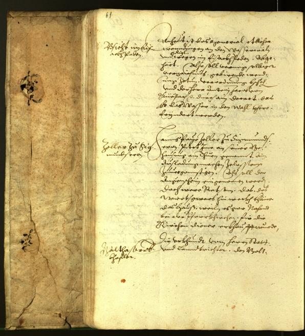 Stadtarchiv Bozen - BOhisto Ratsprotokoll 1616 