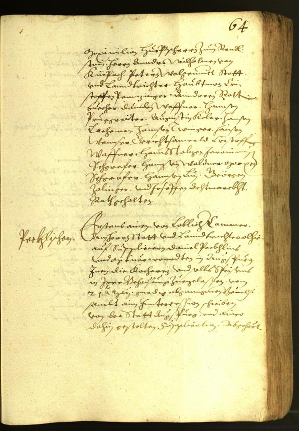 Stadtarchiv Bozen - BOhisto Ratsprotokoll 1616 