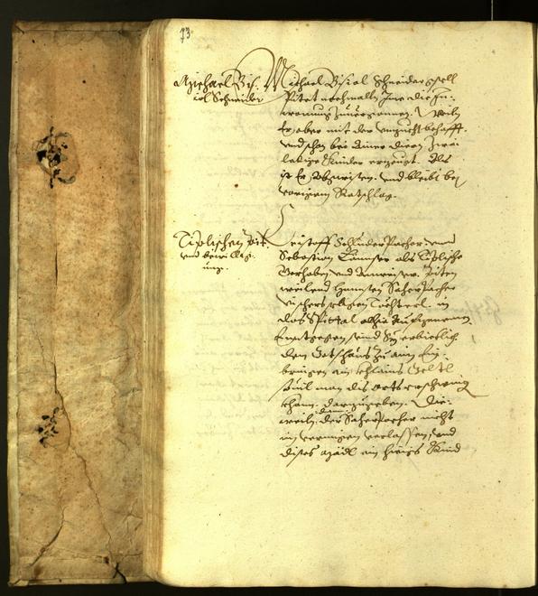 Stadtarchiv Bozen - BOhisto Ratsprotokoll 1616 