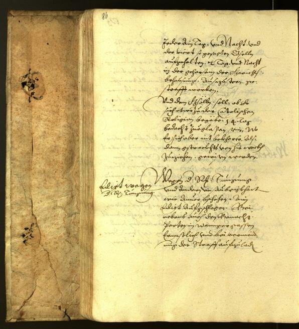 Stadtarchiv Bozen - BOhisto Ratsprotokoll 1616 