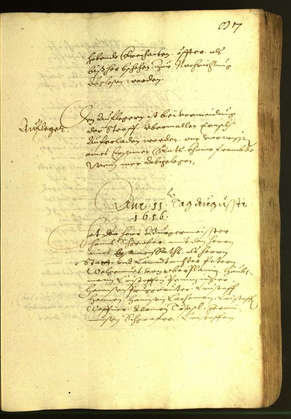 Civic Archives of Bozen-Bolzano - BOhisto Minutes of the council 1616 