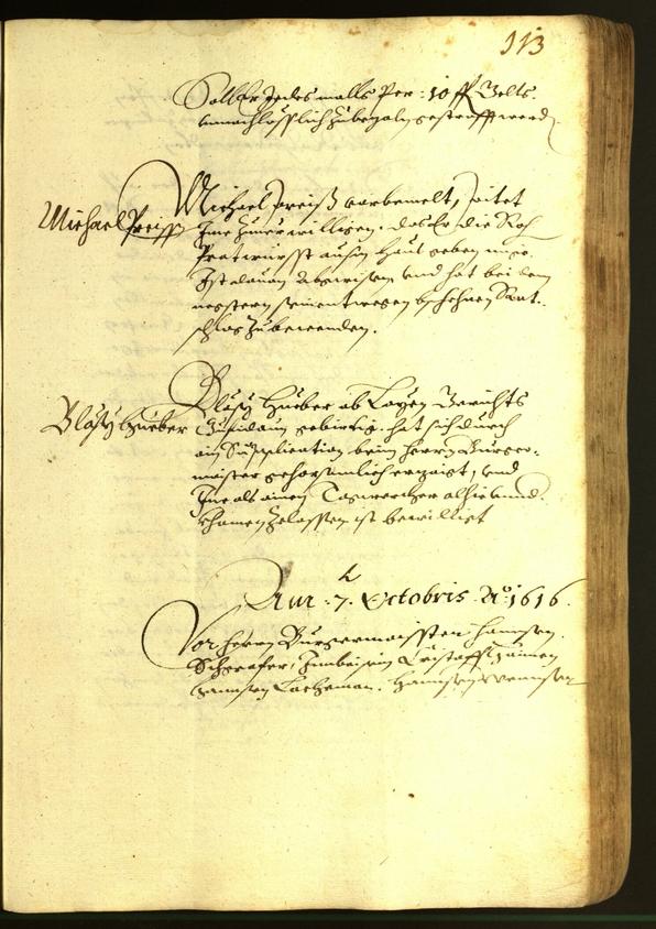 Archivio Storico della Città di Bolzano - BOhisto protocollo consiliare 1616 