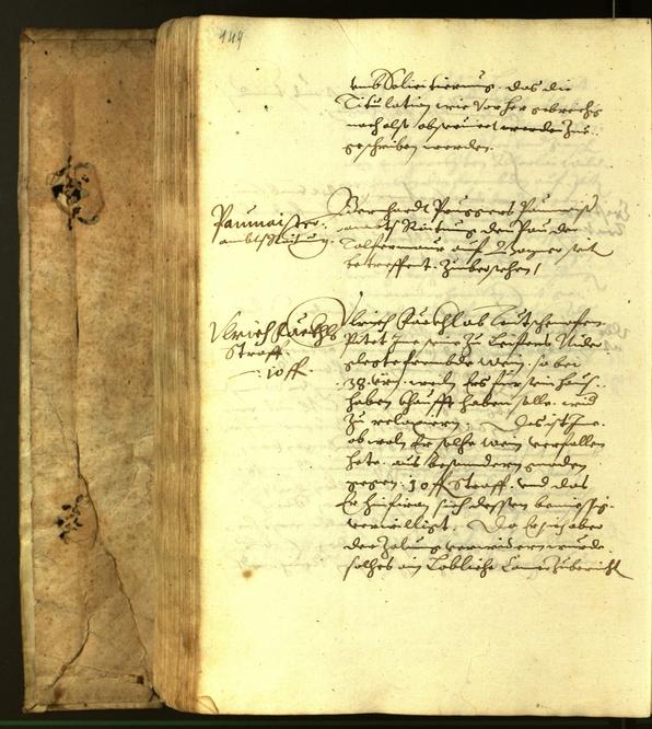 Stadtarchiv Bozen - BOhisto Ratsprotokoll 1616 