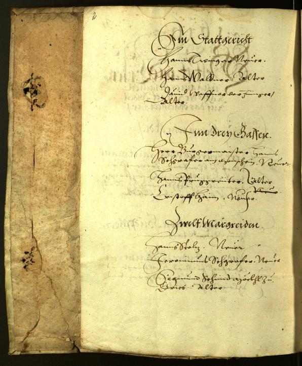 Stadtarchiv Bozen - BOhisto Ratsprotokoll 1616 