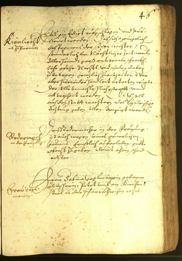 Stadtarchiv Bozen - BOhisto Ratsprotokoll 1616 