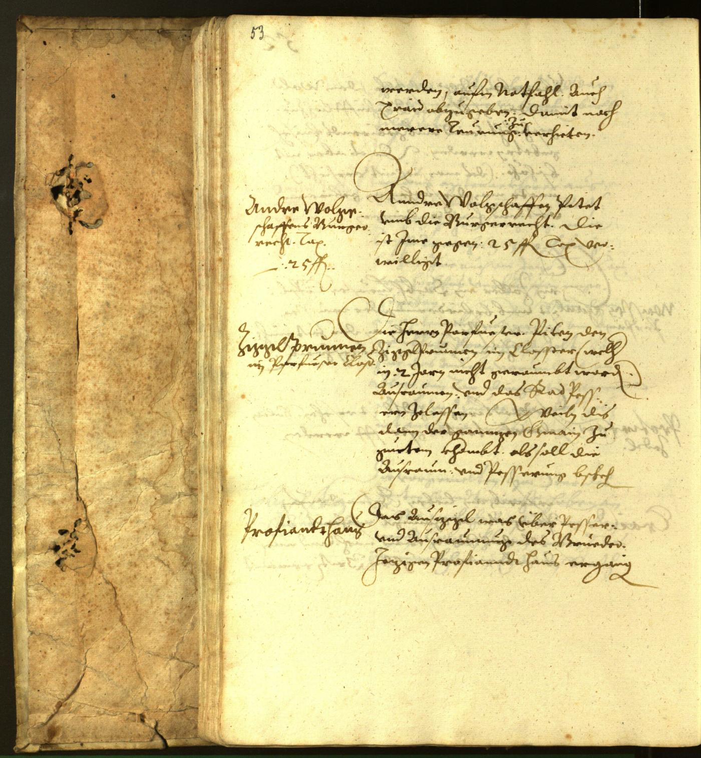 Stadtarchiv Bozen - BOhisto Ratsprotokoll 1616 