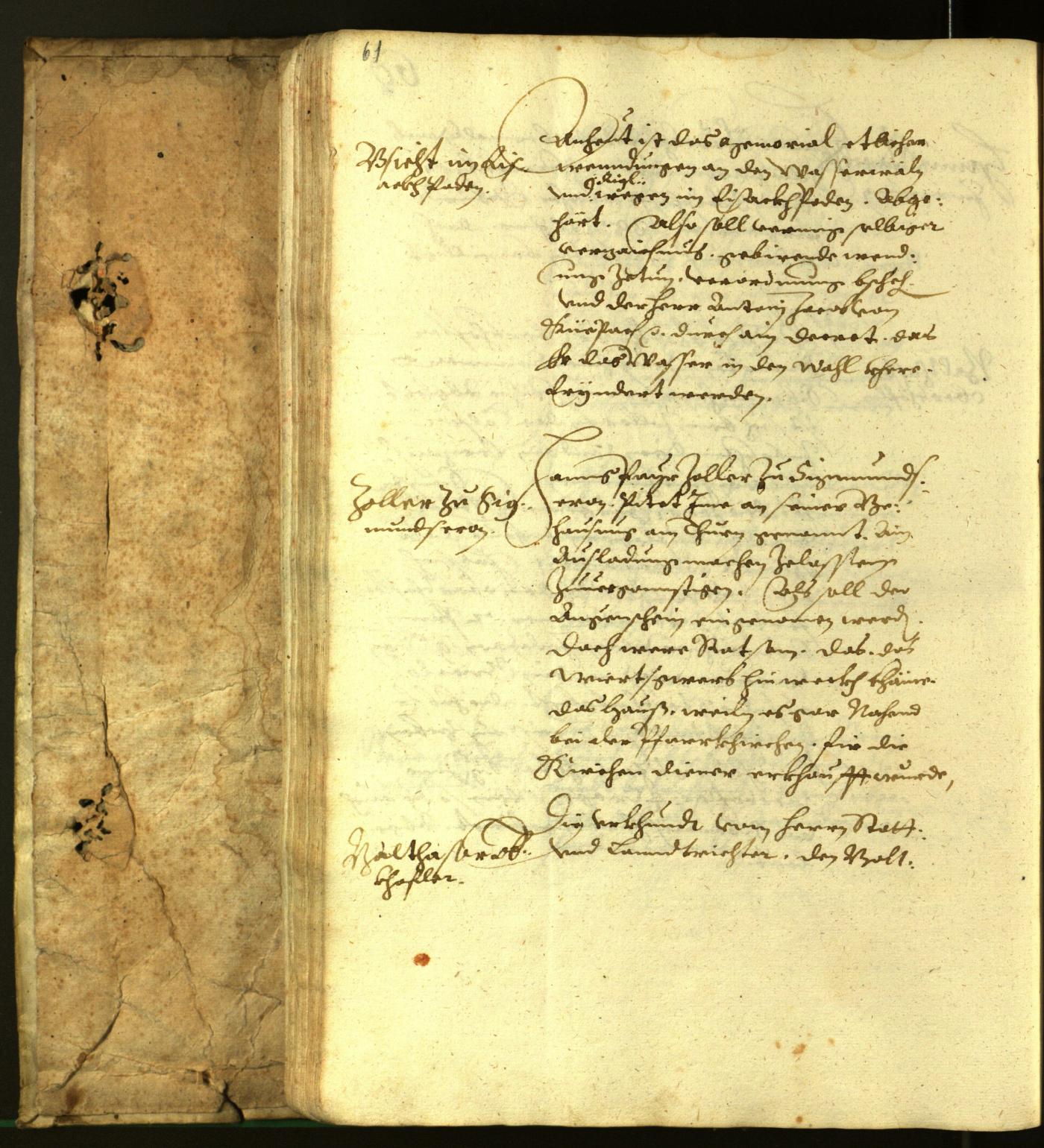 Civic Archives of Bozen-Bolzano - BOhisto Minutes of the council 1616 