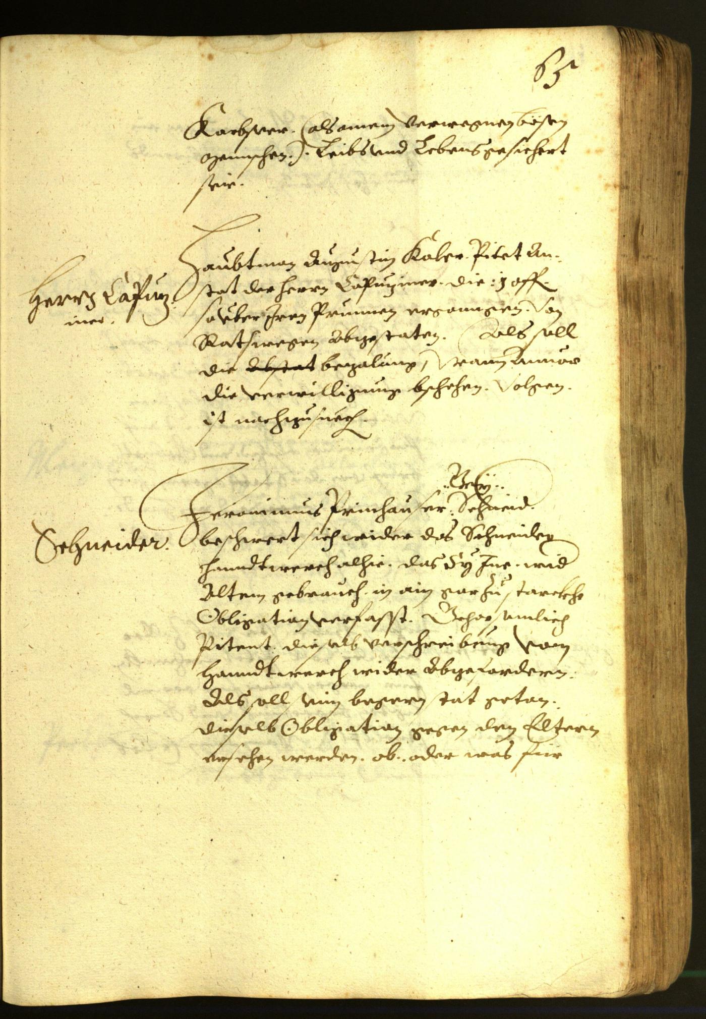 Stadtarchiv Bozen - BOhisto Ratsprotokoll 1616 