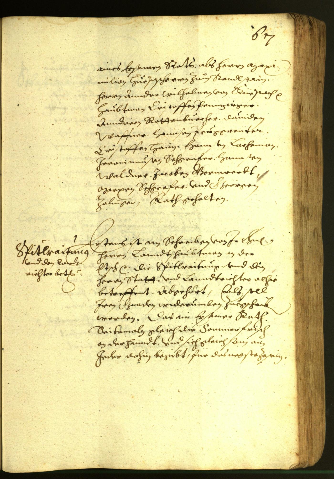 Stadtarchiv Bozen - BOhisto Ratsprotokoll 1616 