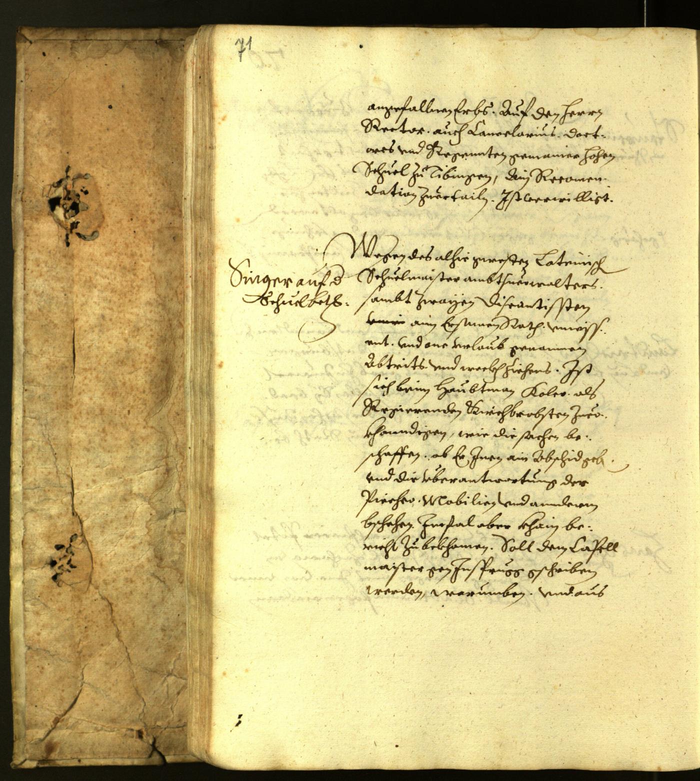 Stadtarchiv Bozen - BOhisto Ratsprotokoll 1616 