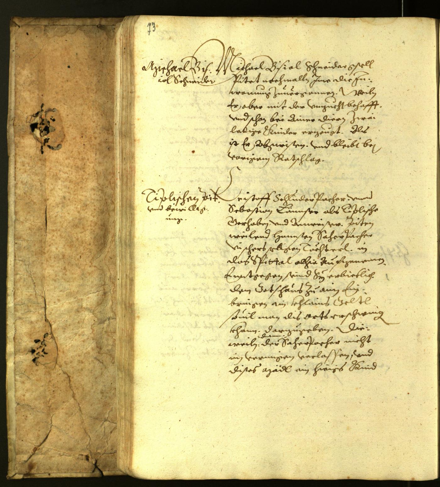 Stadtarchiv Bozen - BOhisto Ratsprotokoll 1616 