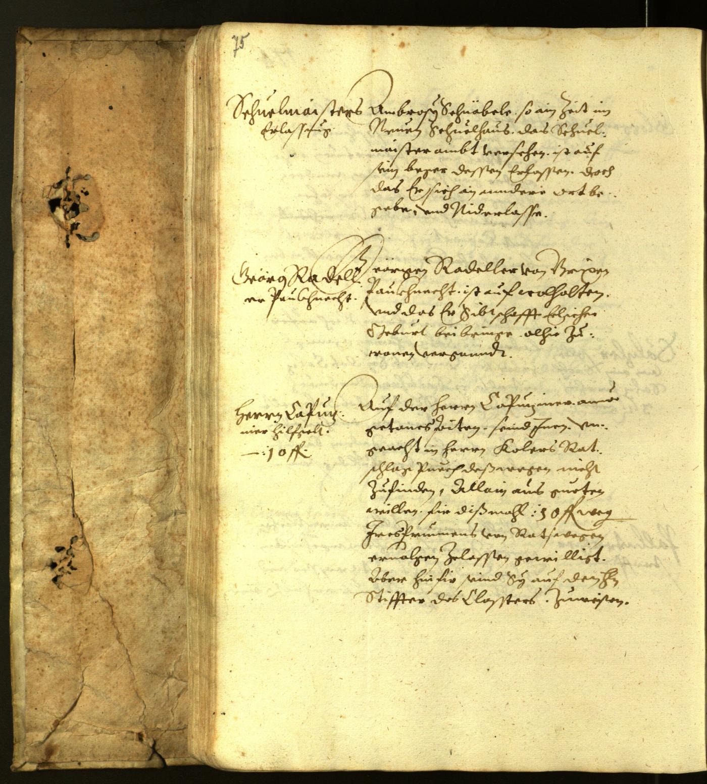 Stadtarchiv Bozen - BOhisto Ratsprotokoll 1616 