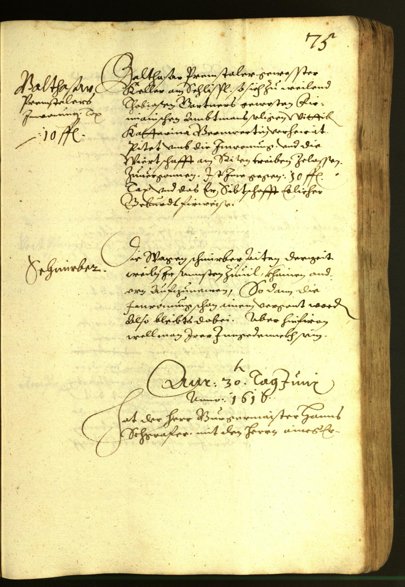 Civic Archives of Bozen-Bolzano - BOhisto Minutes of the council 1616 