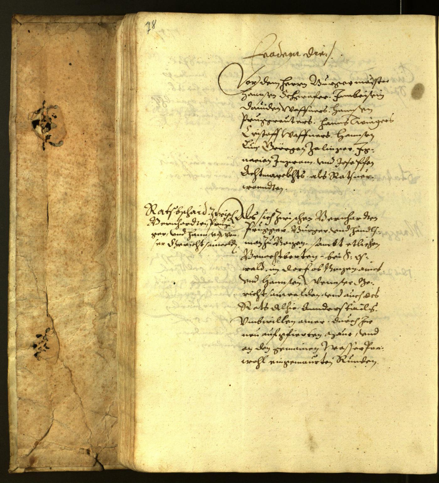 Civic Archives of Bozen-Bolzano - BOhisto Minutes of the council 1616 