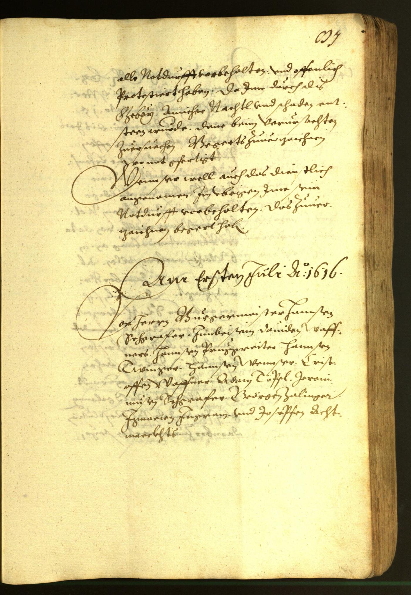 Stadtarchiv Bozen - BOhisto Ratsprotokoll 1616 