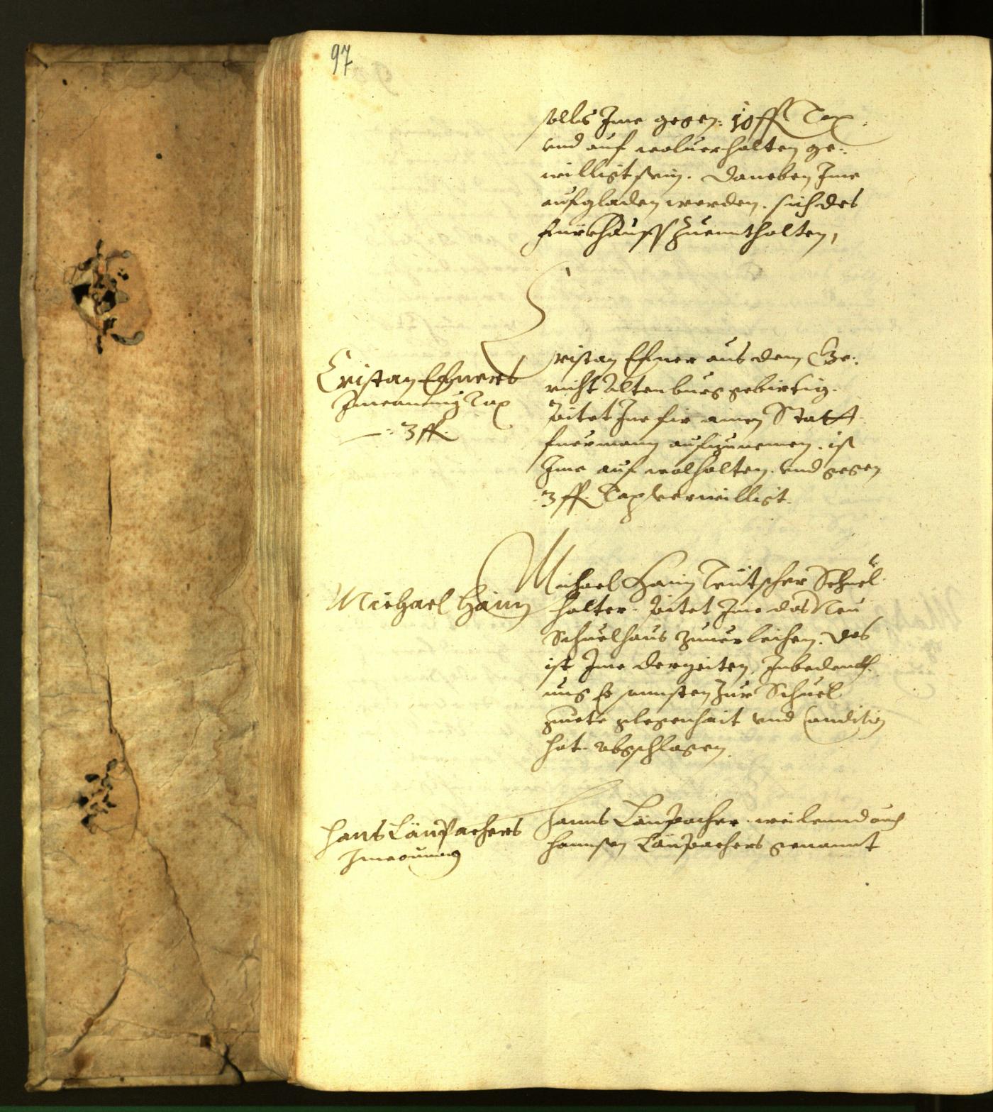 Stadtarchiv Bozen - BOhisto Ratsprotokoll 1616 