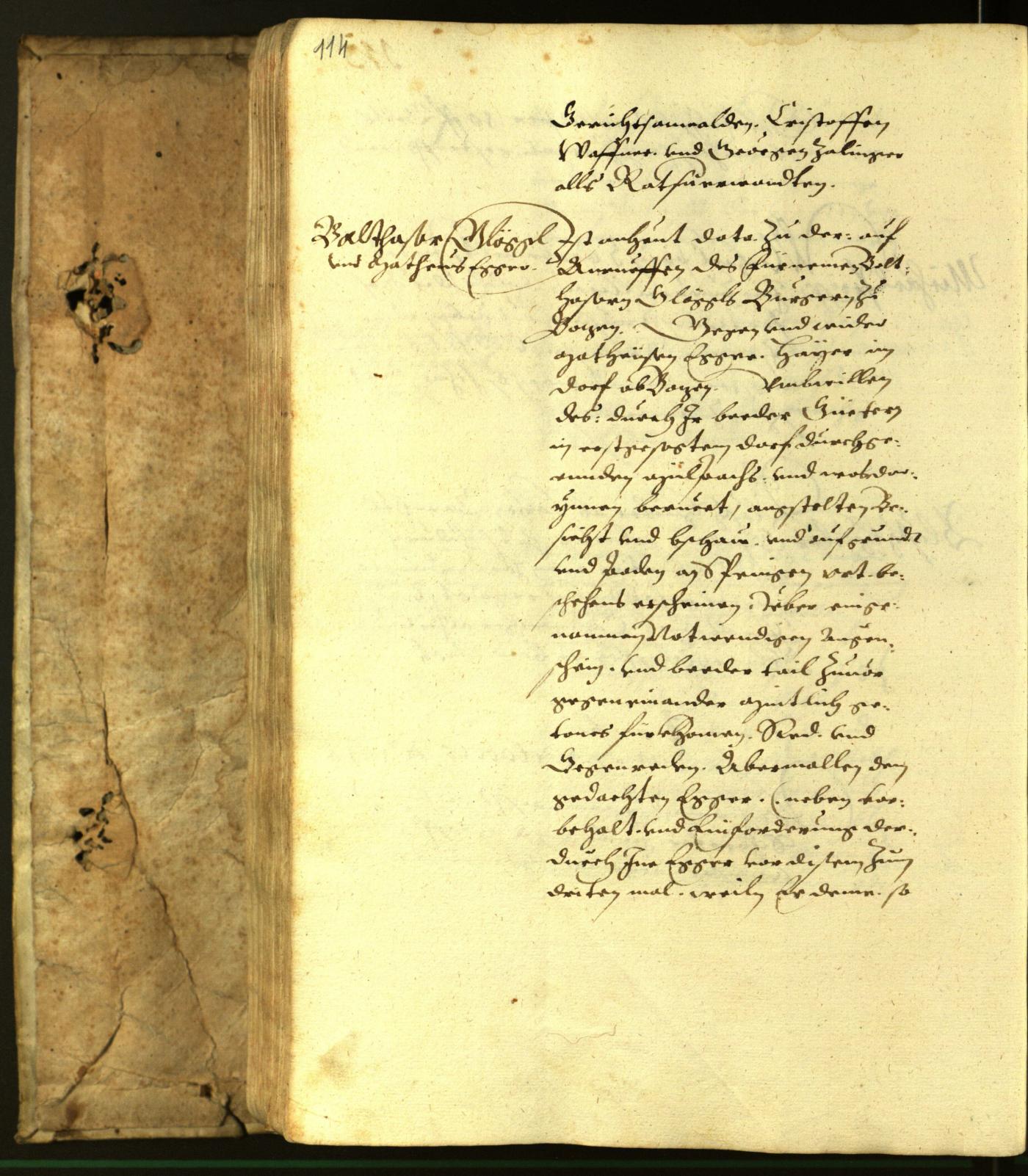 Stadtarchiv Bozen - BOhisto Ratsprotokoll 1616 