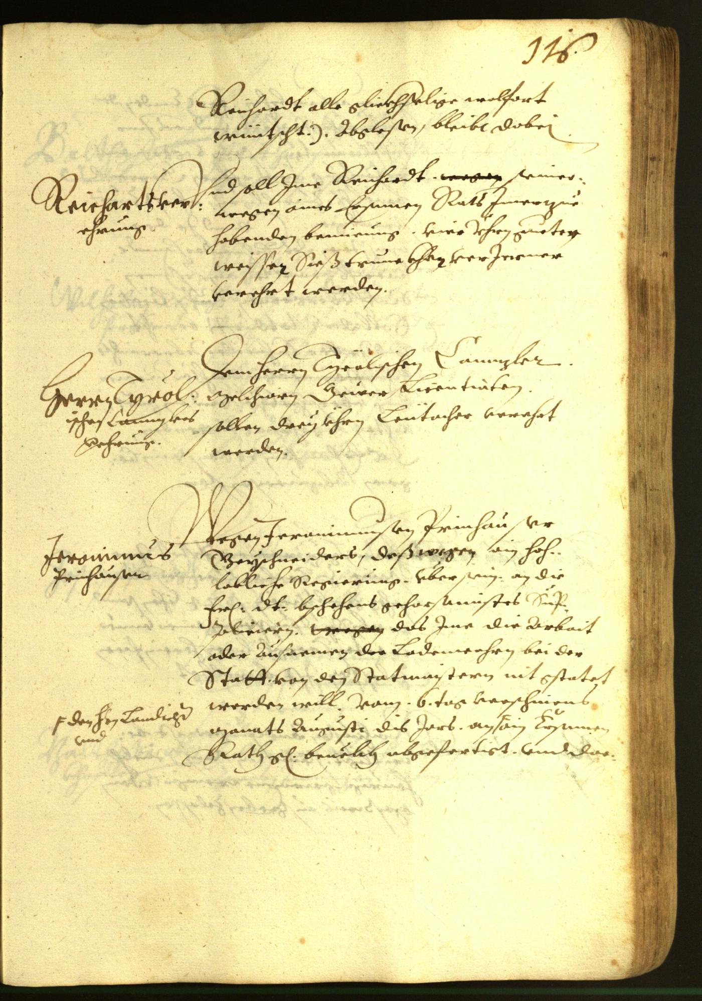 Stadtarchiv Bozen - BOhisto Ratsprotokoll 1616 