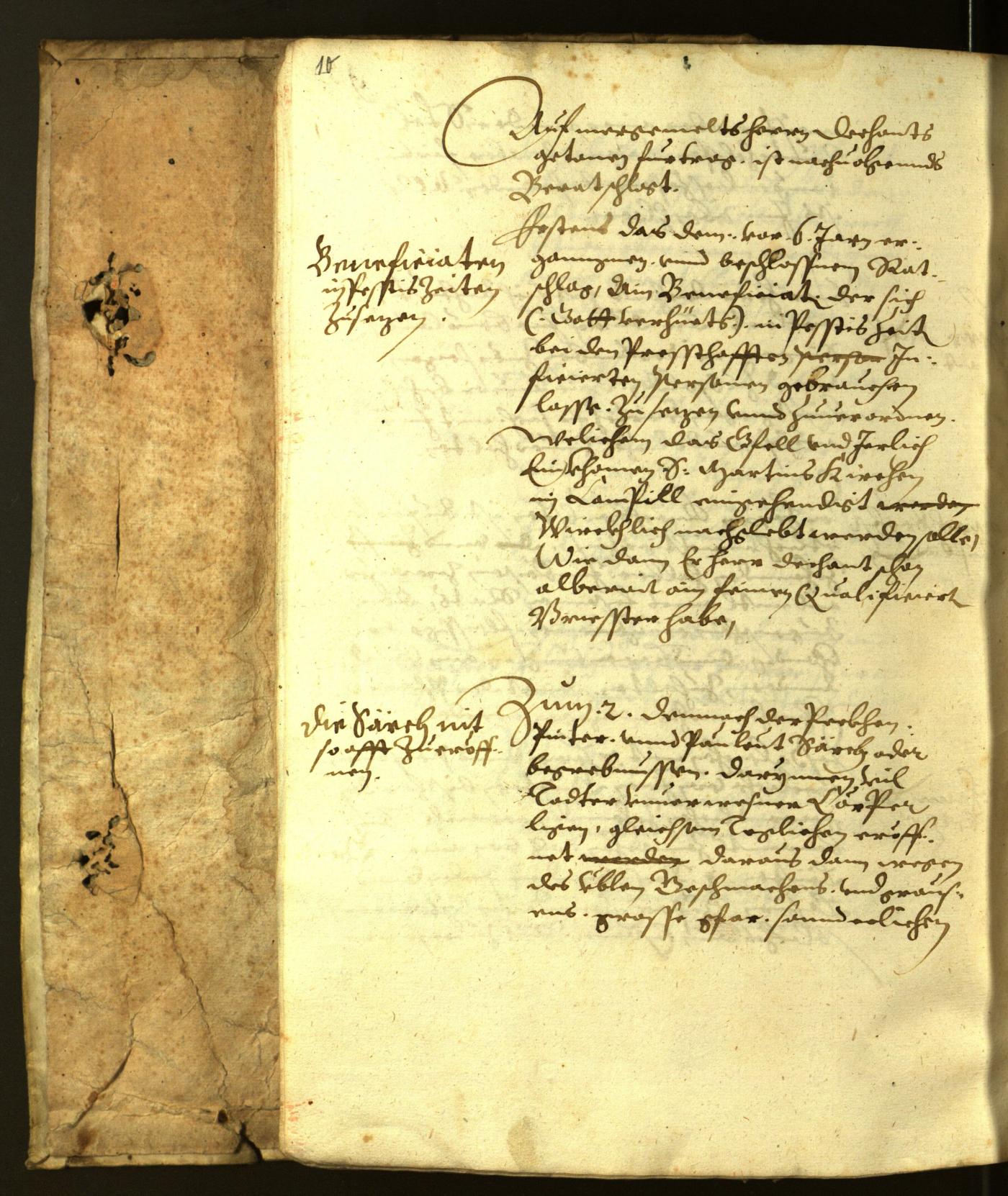 Stadtarchiv Bozen - BOhisto Ratsprotokoll 1616 