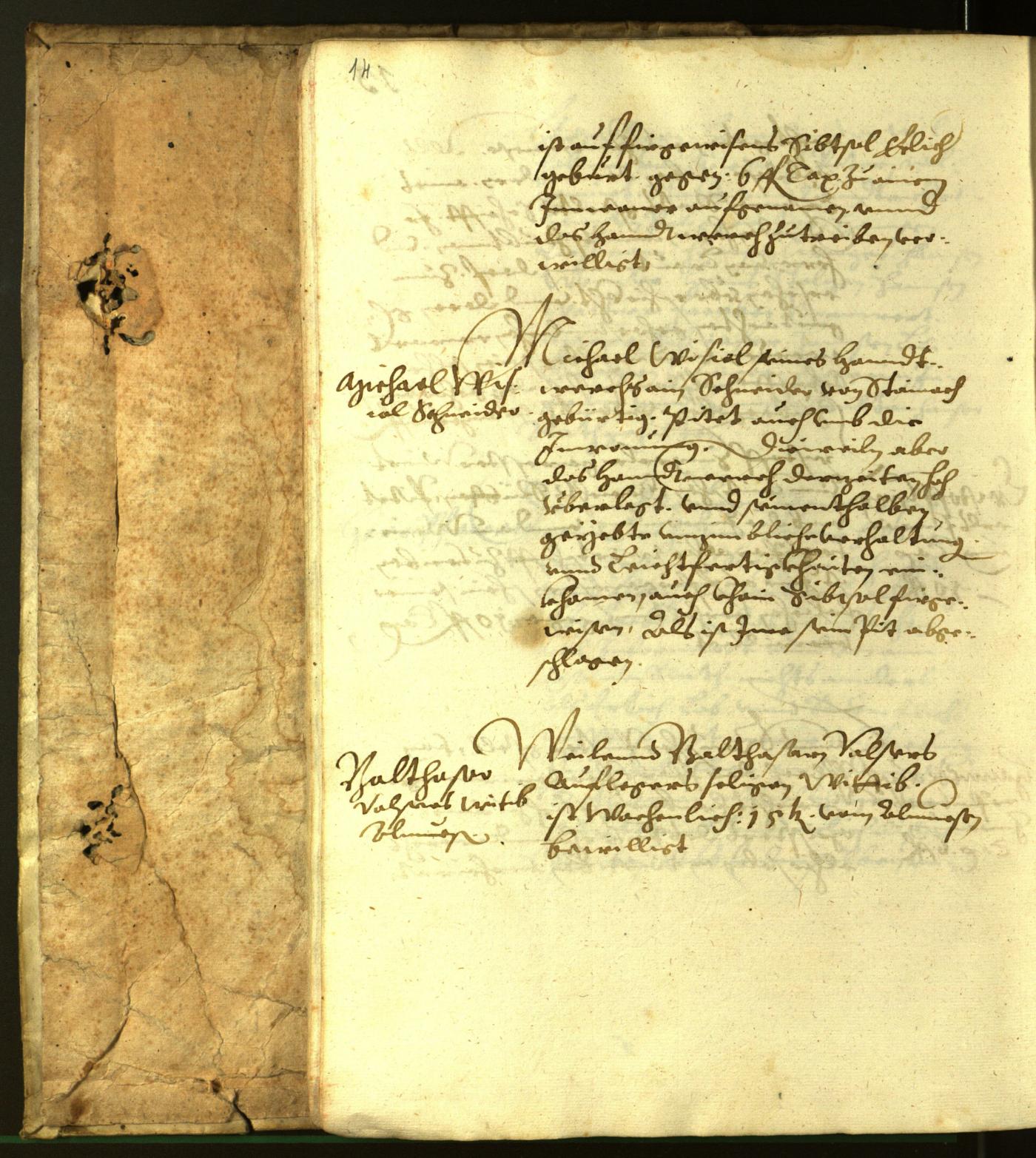 Stadtarchiv Bozen - BOhisto Ratsprotokoll 1616 