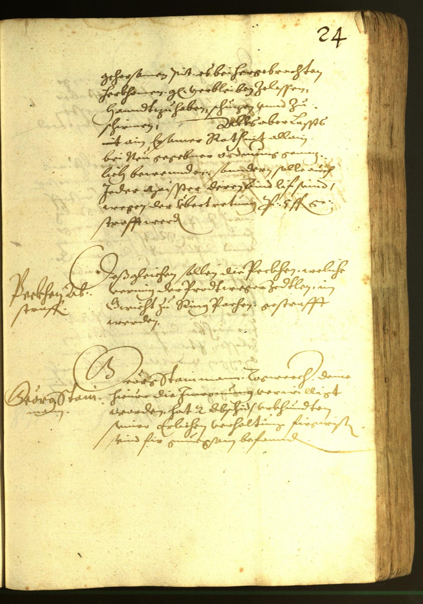 Stadtarchiv Bozen - BOhisto Ratsprotokoll 1616 