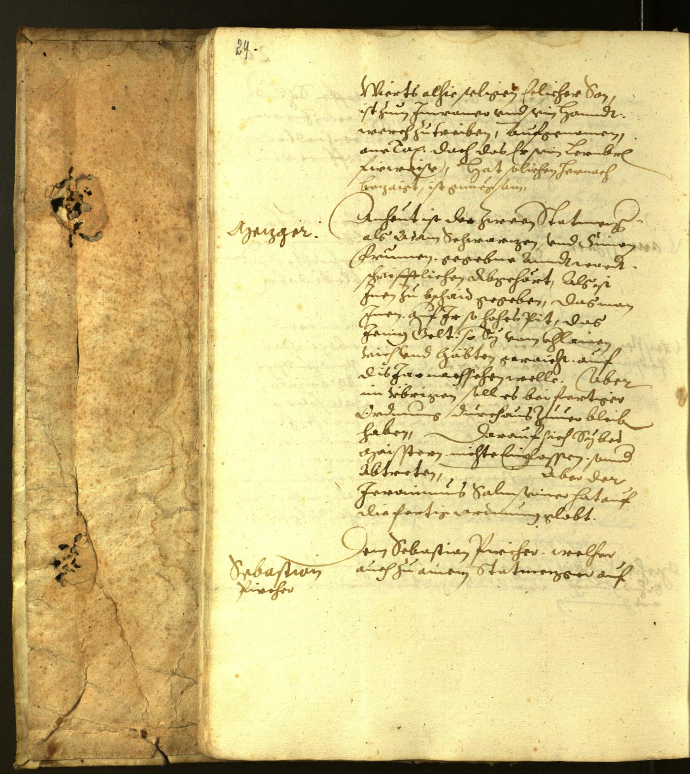 Stadtarchiv Bozen - BOhisto Ratsprotokoll 1616 