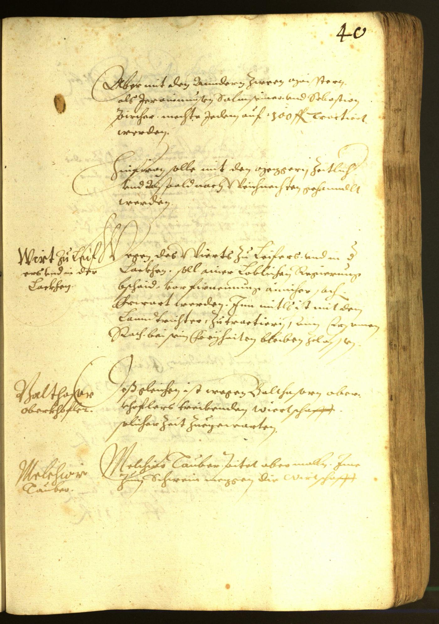 Civic Archives of Bozen-Bolzano - BOhisto Minutes of the council 1616 