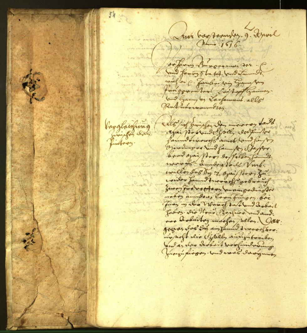 Archivio Storico della Città di Bolzano - BOhisto protocollo consiliare 1616 