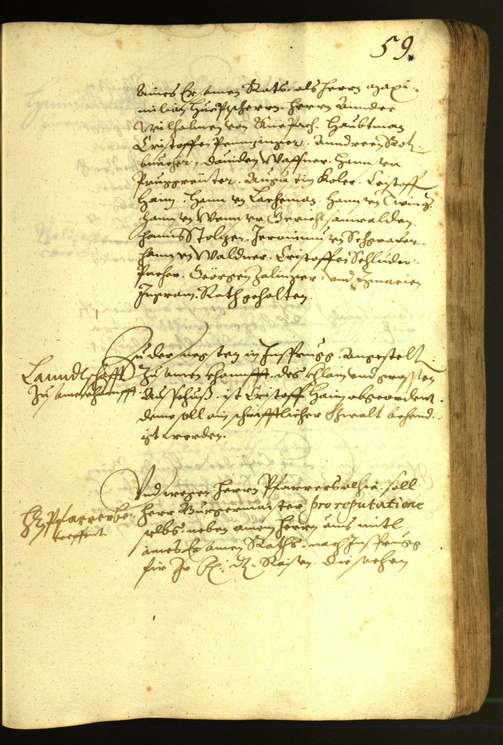 Stadtarchiv Bozen - BOhisto Ratsprotokoll 1616 