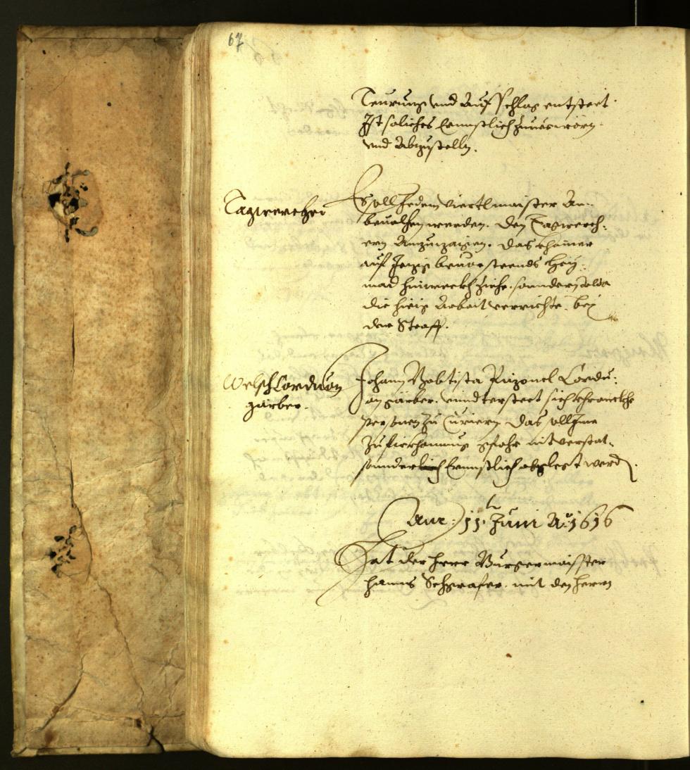 Civic Archives of Bozen-Bolzano - BOhisto Minutes of the council 1616 