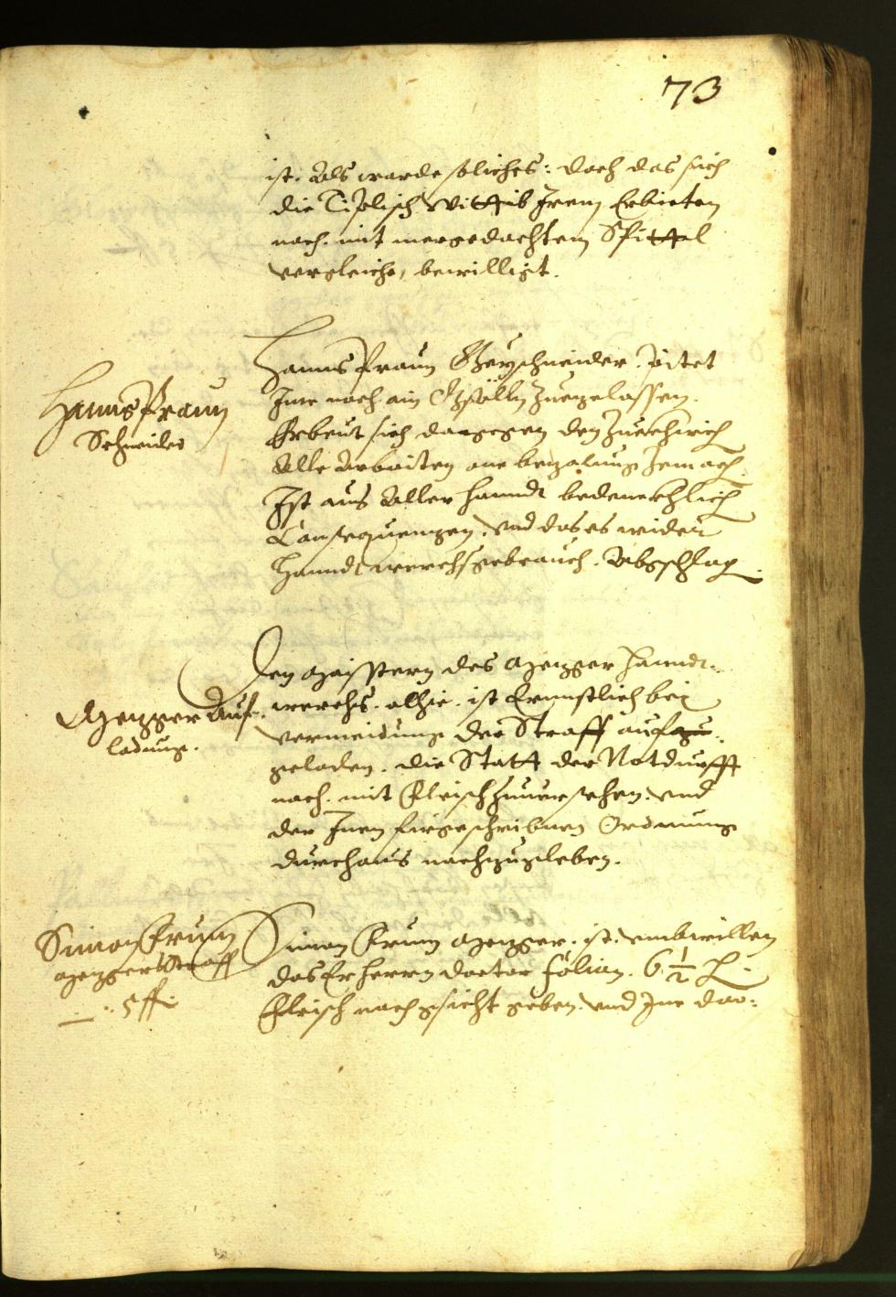 Stadtarchiv Bozen - BOhisto Ratsprotokoll 1616 