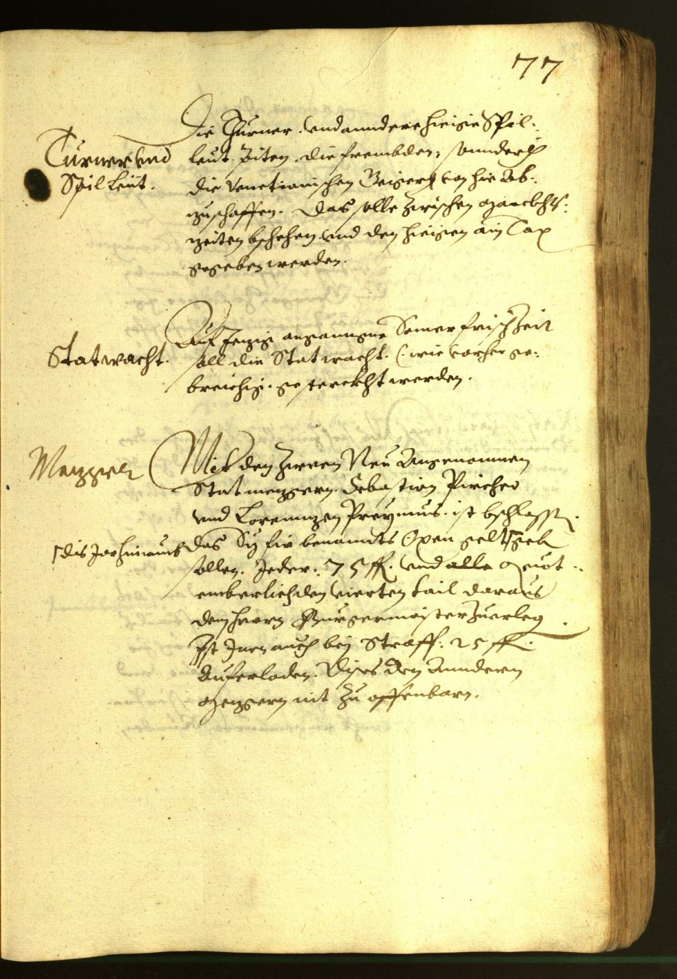 Civic Archives of Bozen-Bolzano - BOhisto Minutes of the council 1616 