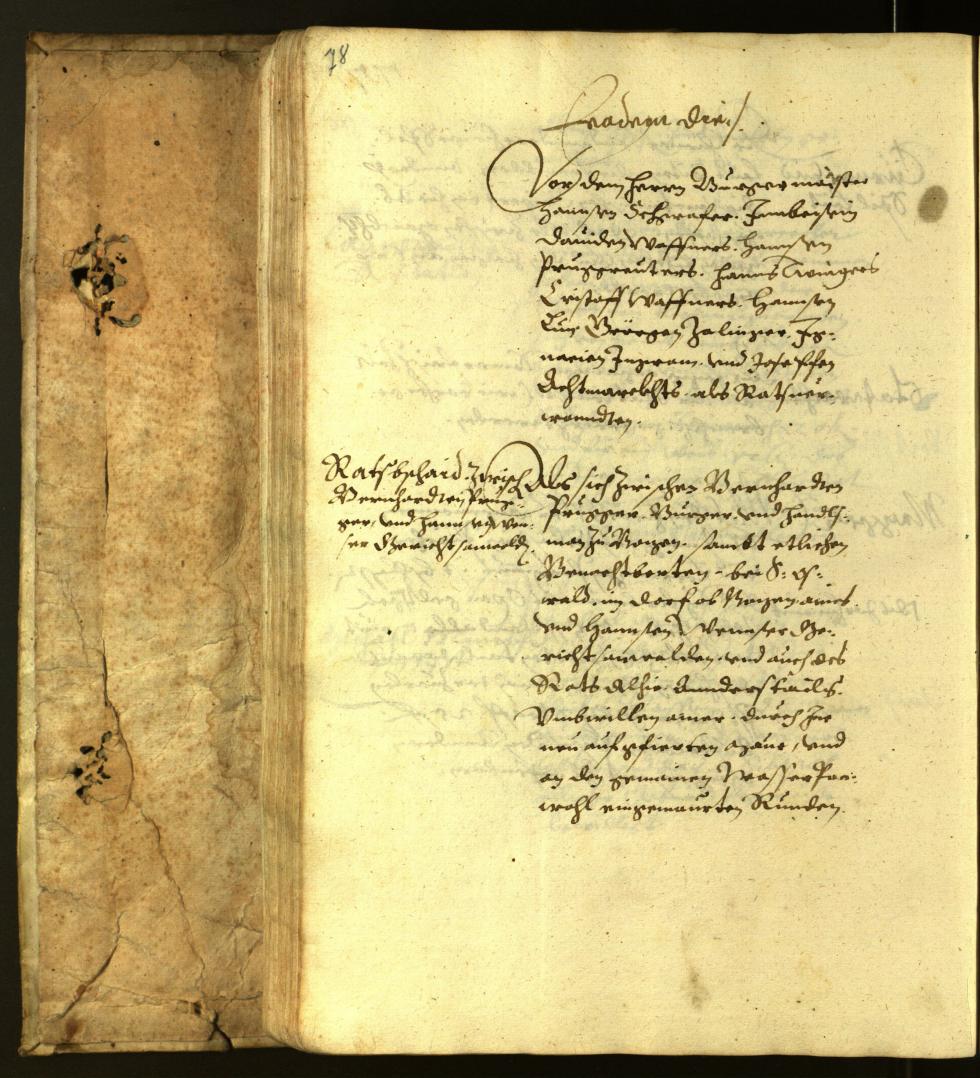 Archivio Storico della Città di Bolzano - BOhisto protocollo consiliare 1616 