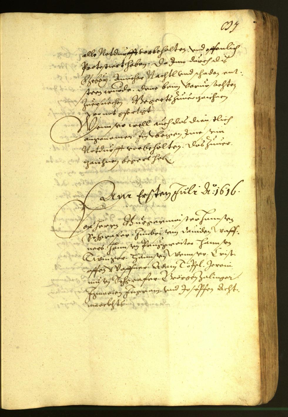 Stadtarchiv Bozen - BOhisto Ratsprotokoll 1616 