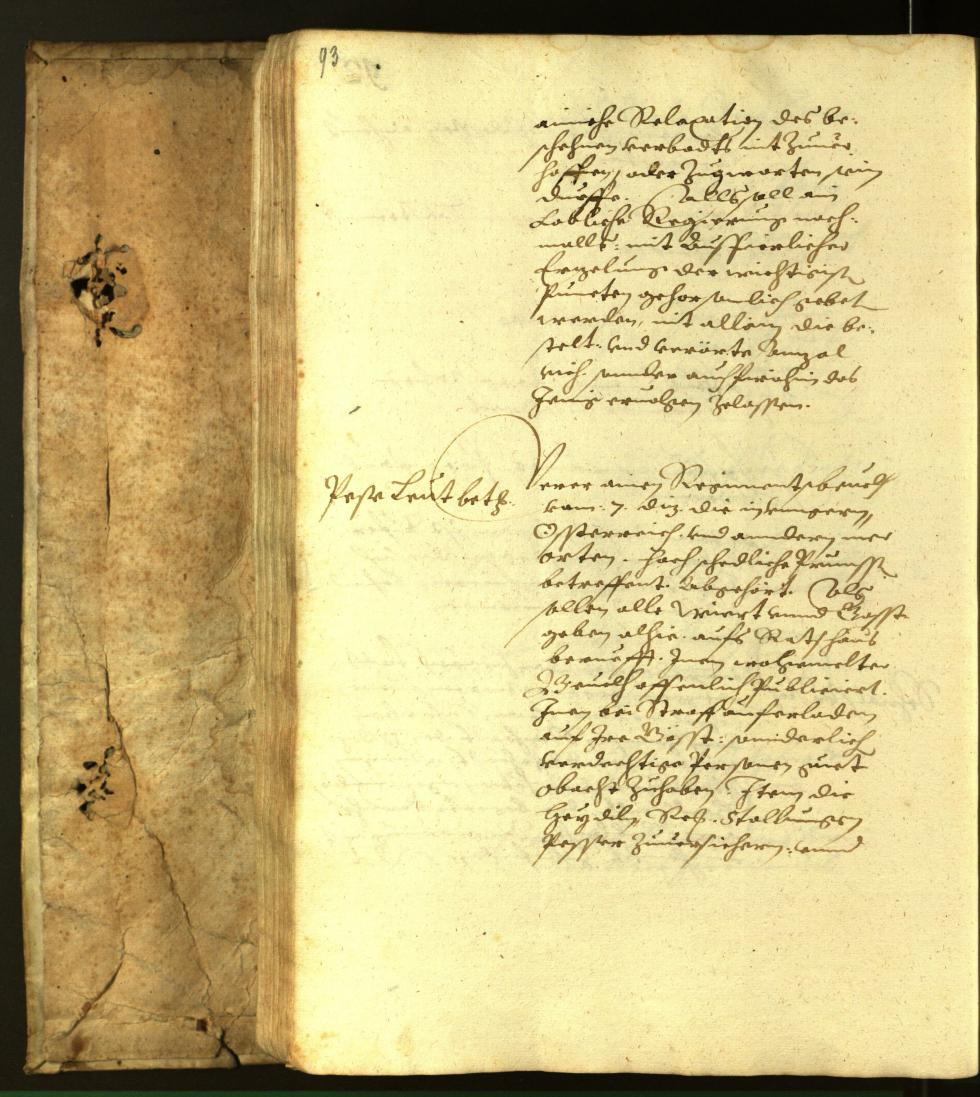 Stadtarchiv Bozen - BOhisto Ratsprotokoll 1616 