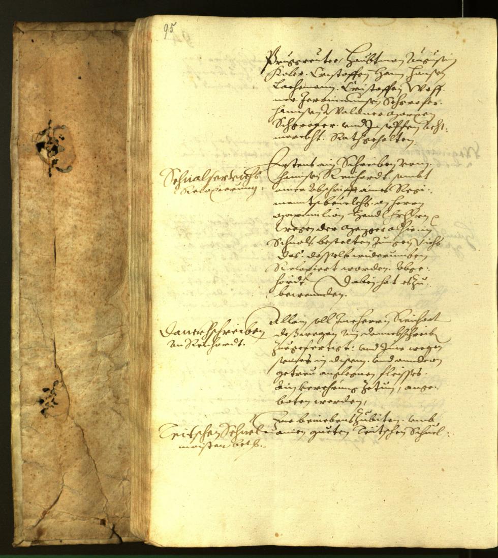 Stadtarchiv Bozen - BOhisto Ratsprotokoll 1616 