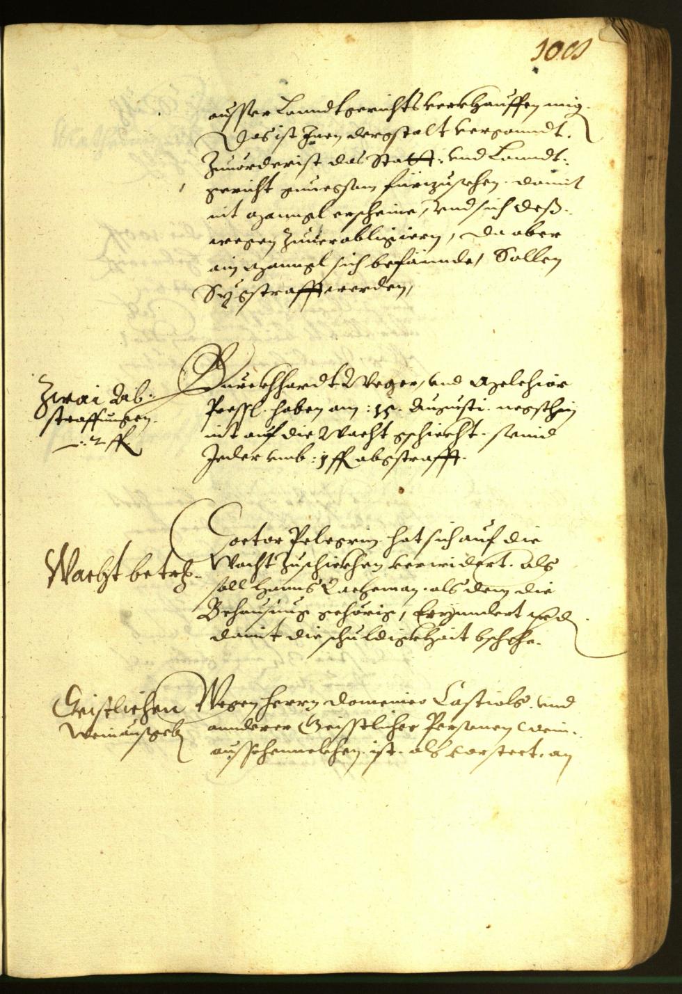 Stadtarchiv Bozen - BOhisto Ratsprotokoll 1616 