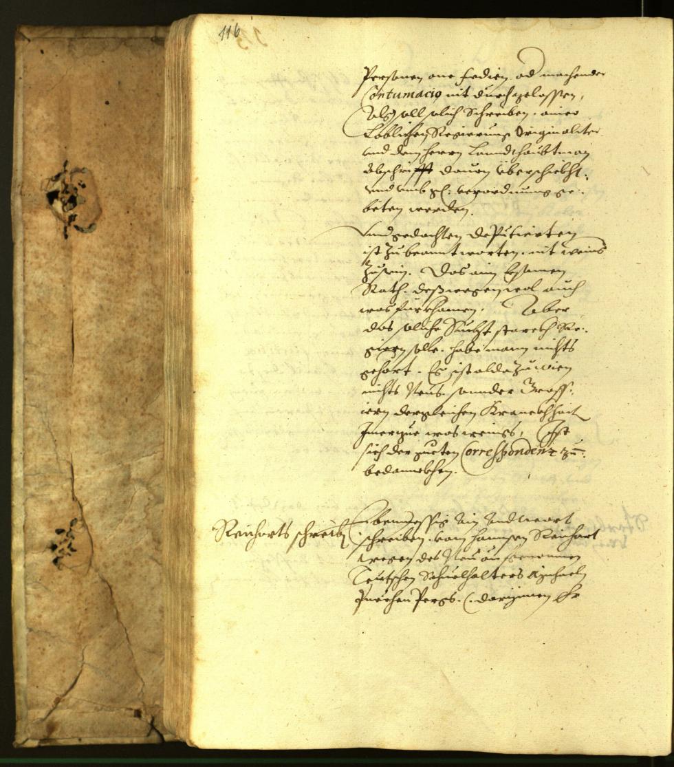 Stadtarchiv Bozen - BOhisto Ratsprotokoll 1616 