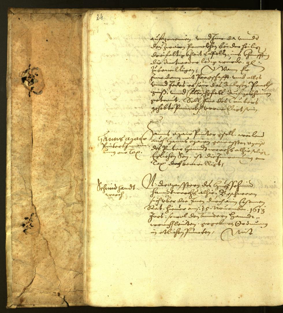 Civic Archives of Bozen-Bolzano - BOhisto Minutes of the council 1616 