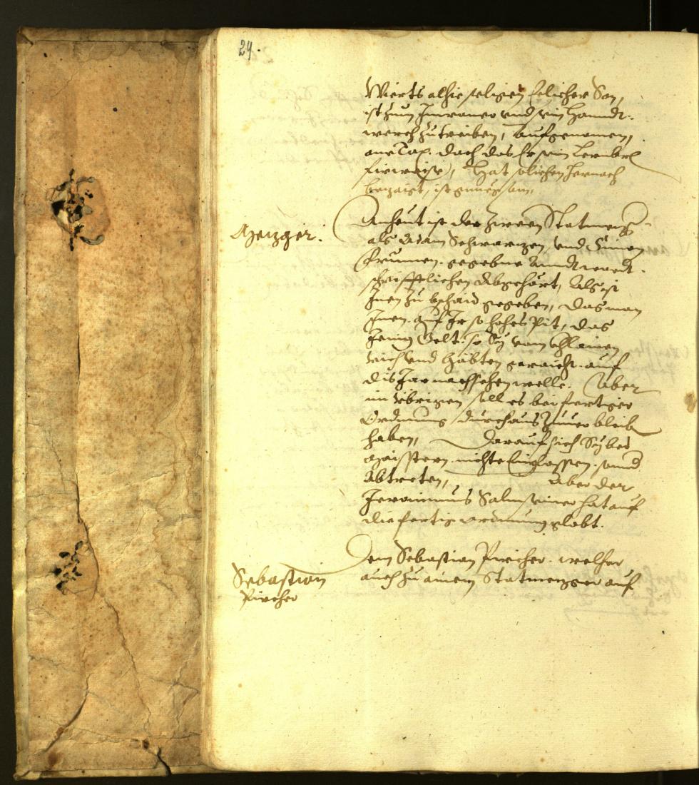 Stadtarchiv Bozen - BOhisto Ratsprotokoll 1616 