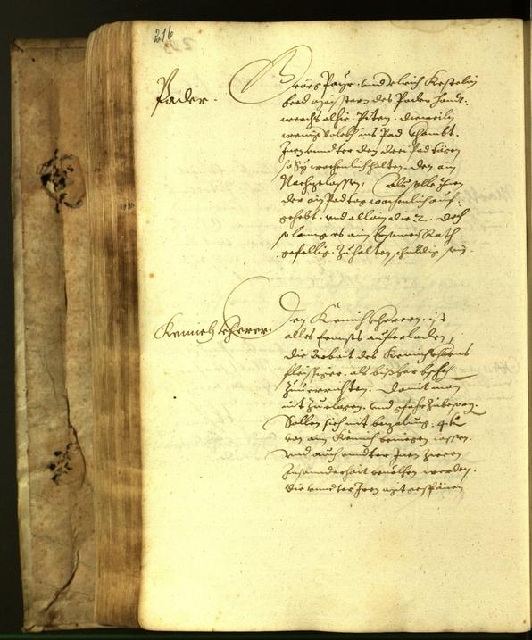 Stadtarchiv Bozen - BOhisto Ratsprotokoll 1617 