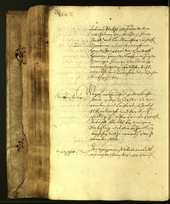 Stadtarchiv Bozen - BOhisto Ratsprotokoll 1617 