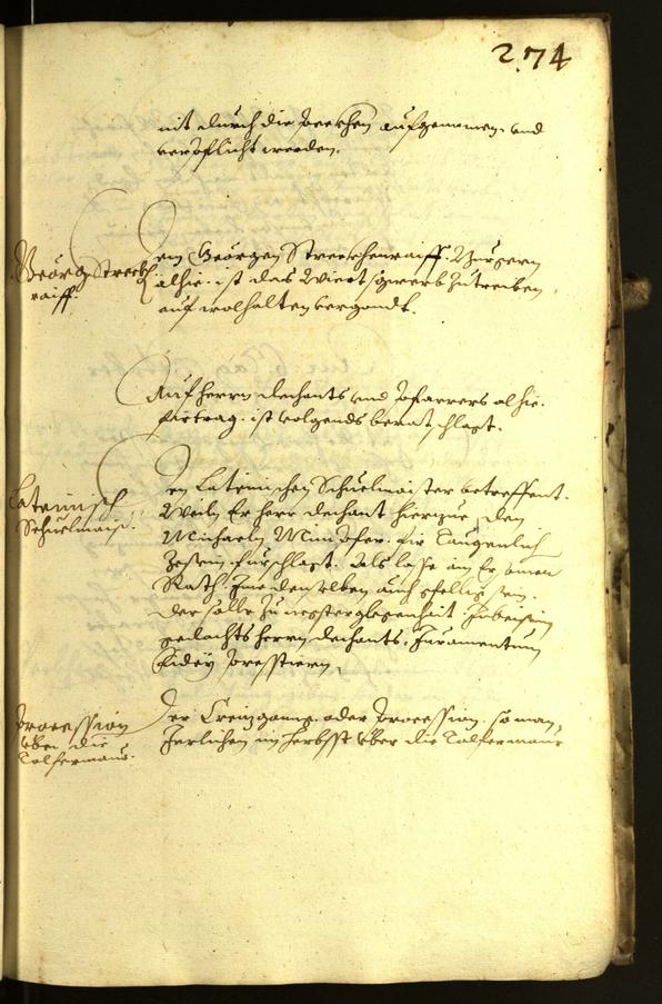 Stadtarchiv Bozen - BOhisto Ratsprotokoll 1617 