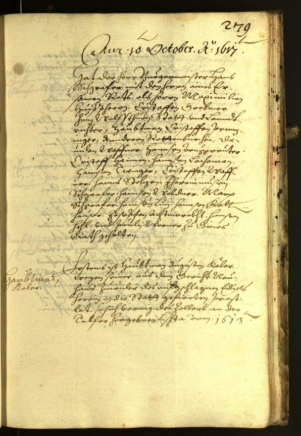 Civic Archives of Bozen-Bolzano - BOhisto Minutes of the council 1617 