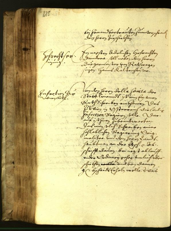 Stadtarchiv Bozen - BOhisto Ratsprotokoll 1617 