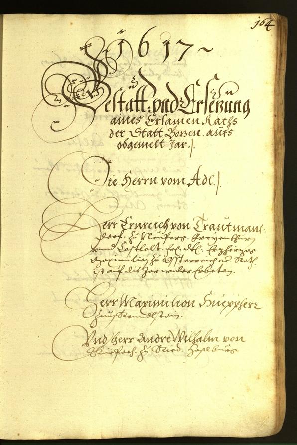 Civic Archives of Bozen-Bolzano - BOhisto Minutes of the council 1617 