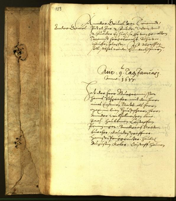 Stadtarchiv Bozen - BOhisto Ratsprotokoll 1617 