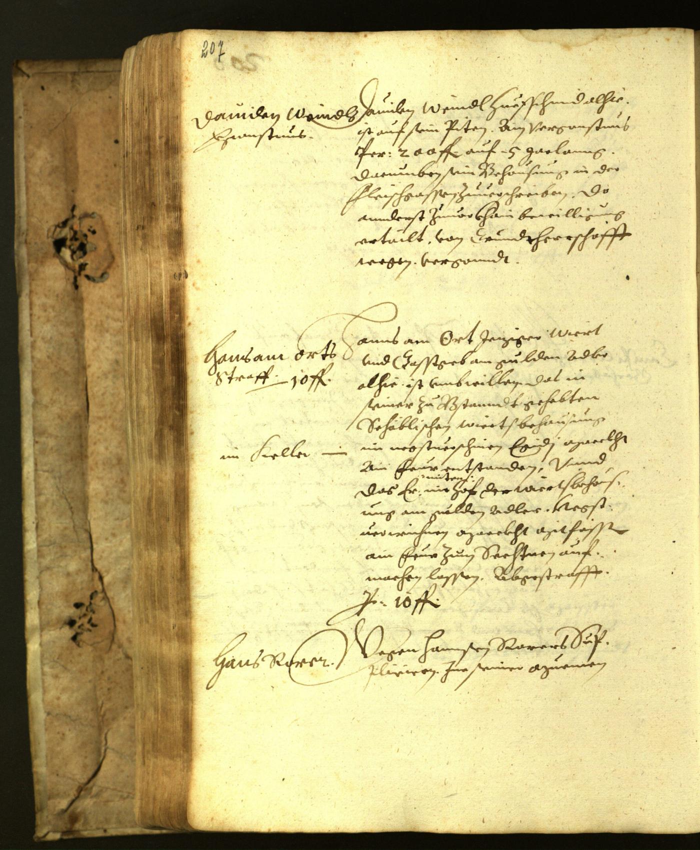 Stadtarchiv Bozen - BOhisto Ratsprotokoll 1617 