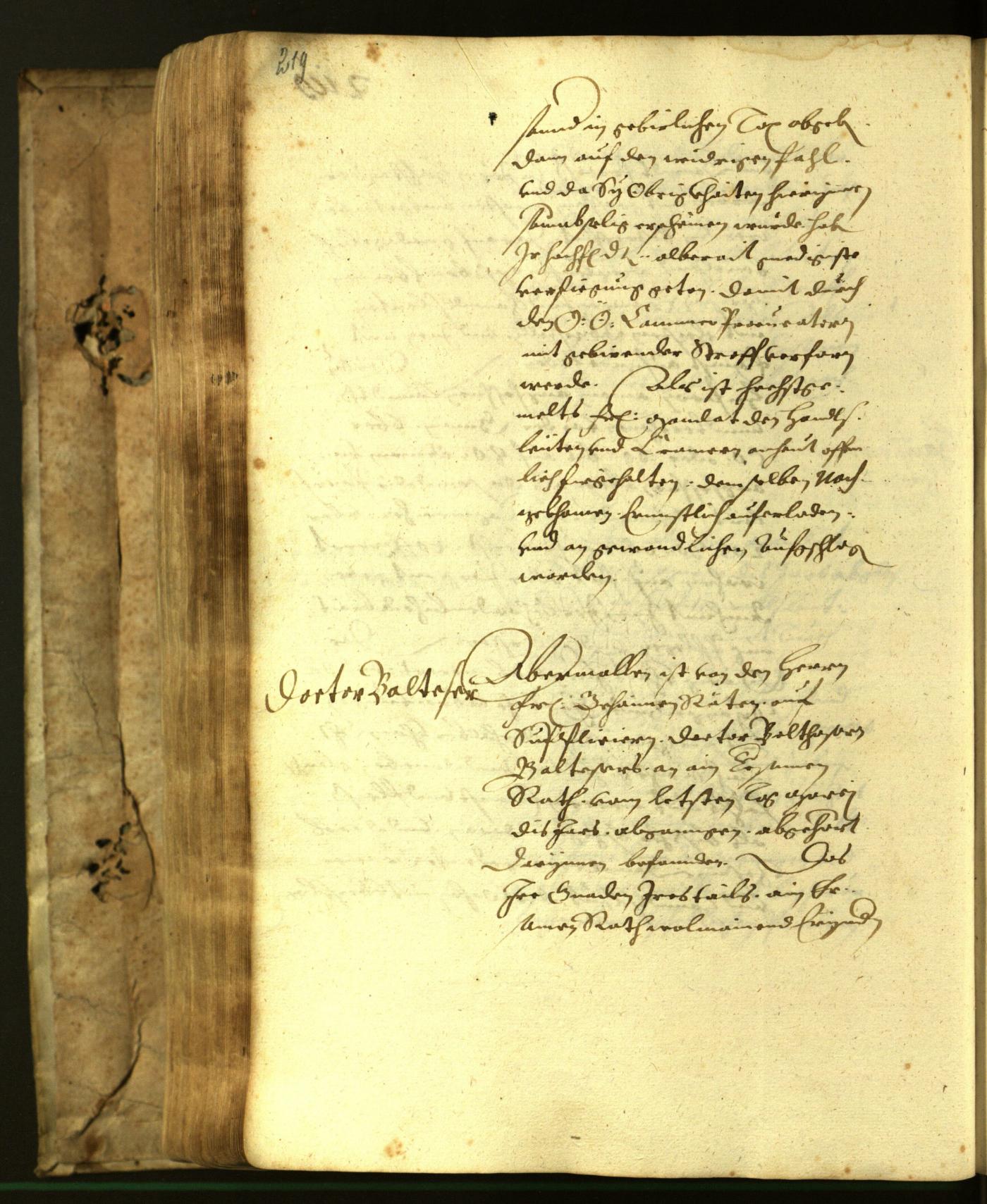 Stadtarchiv Bozen - BOhisto Ratsprotokoll 1617 